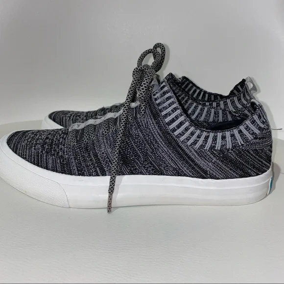 Blowfish Malibu Gray Knit Fabric Sneakers - Picture 6 of 11